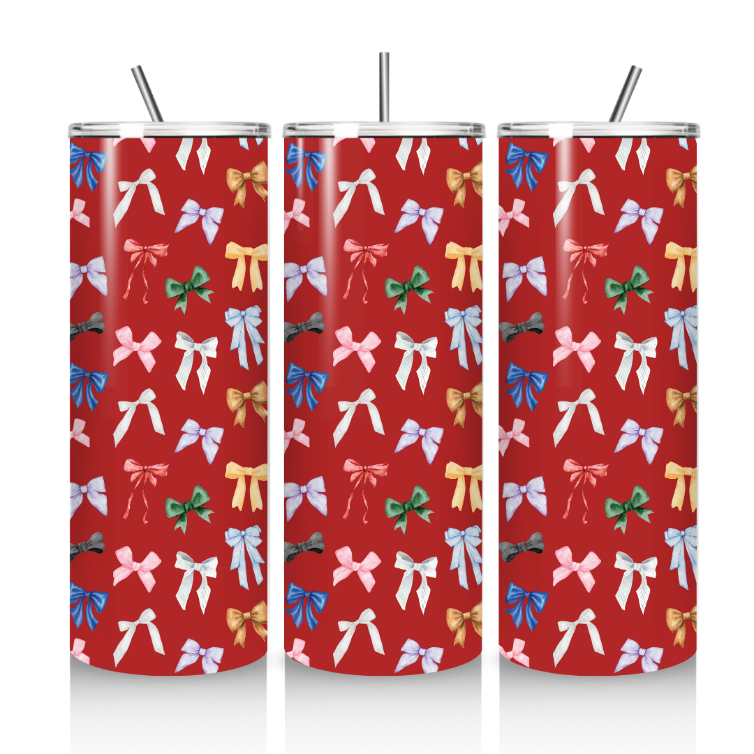The Eras Tour - Bows Skinny Tumbler