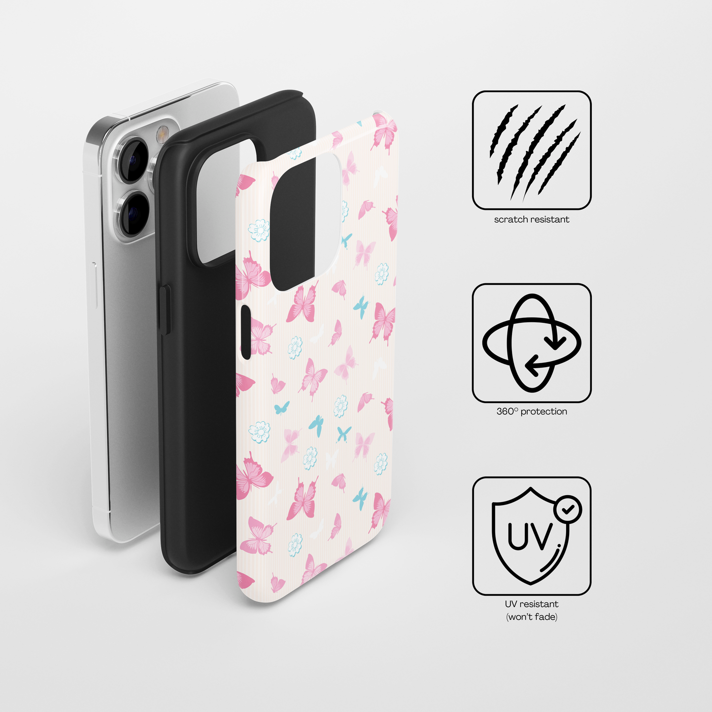Blossom Flutter Tough Phone Case