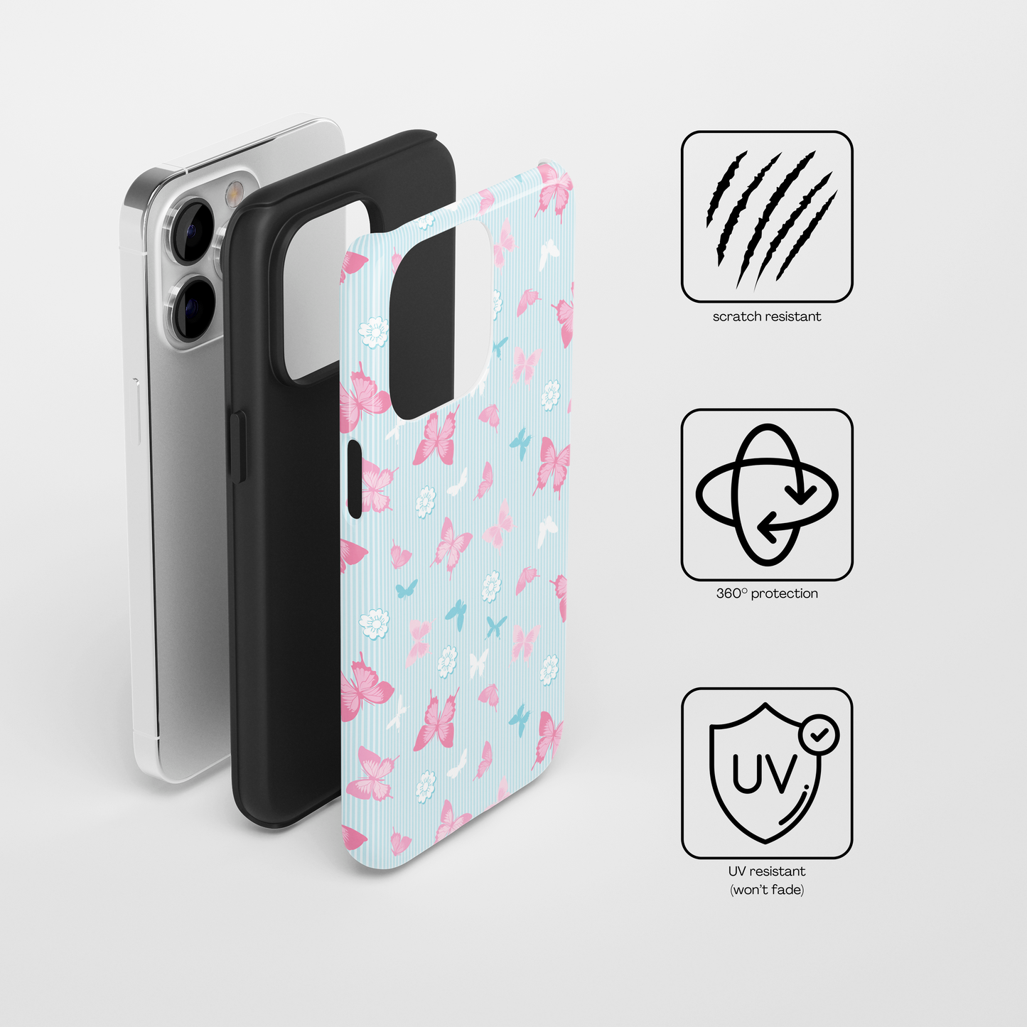 Blossom Flutter Tough Phone Case