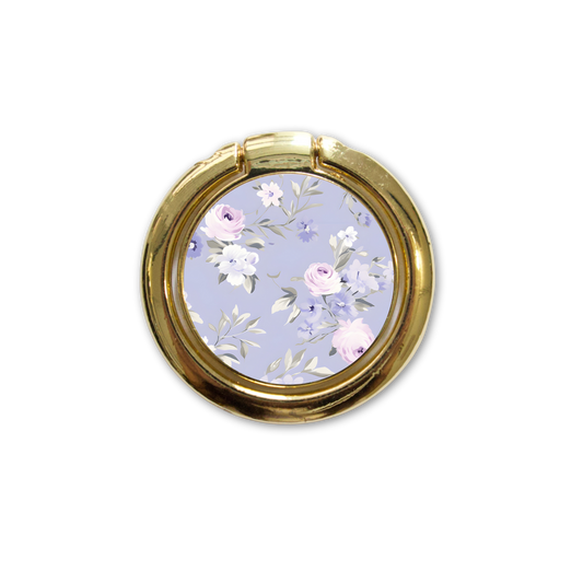 Purple Floral - Ring Holder