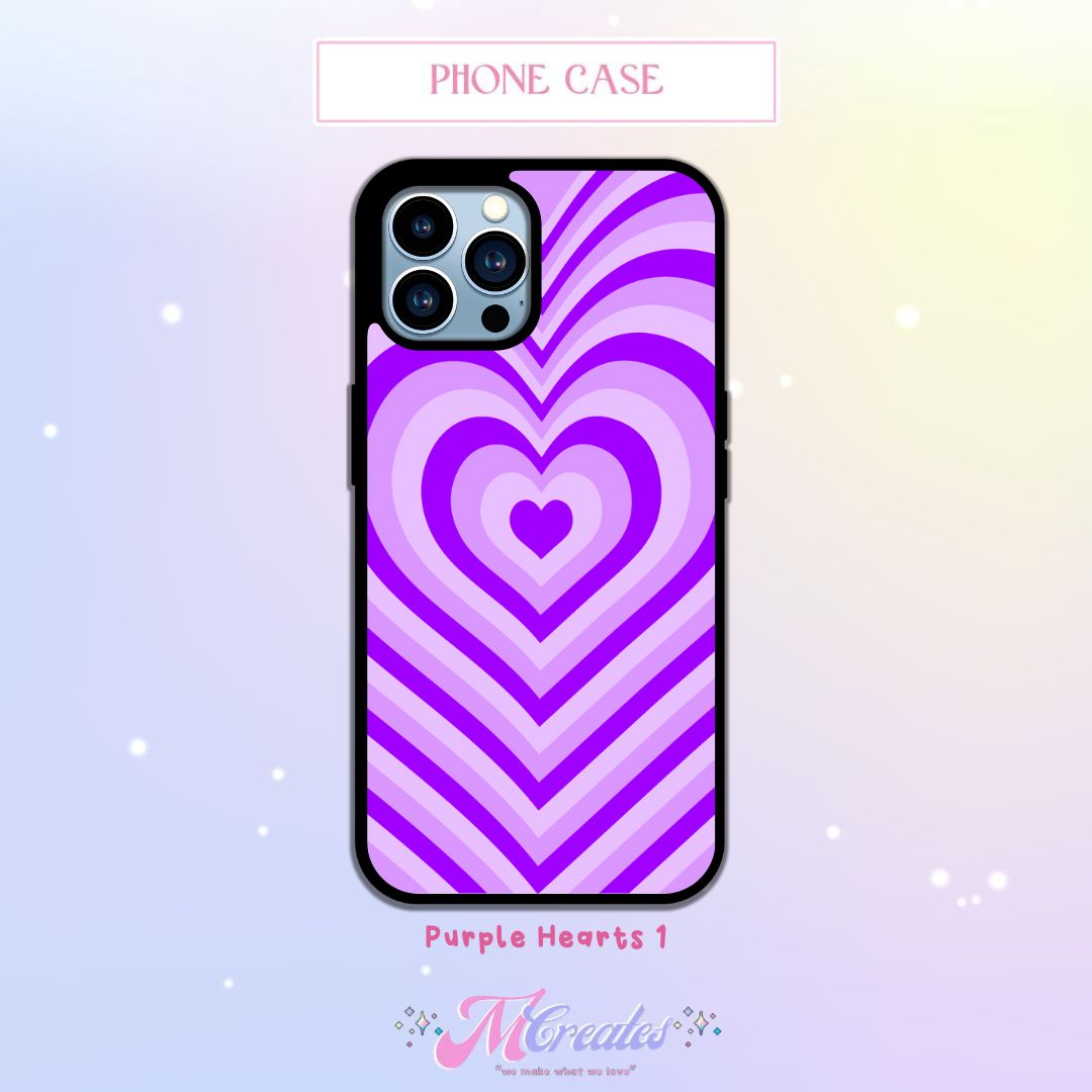 Pink Hearts Y2K Phone Case