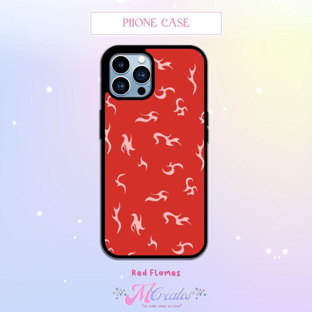 Red Flames Phone Case